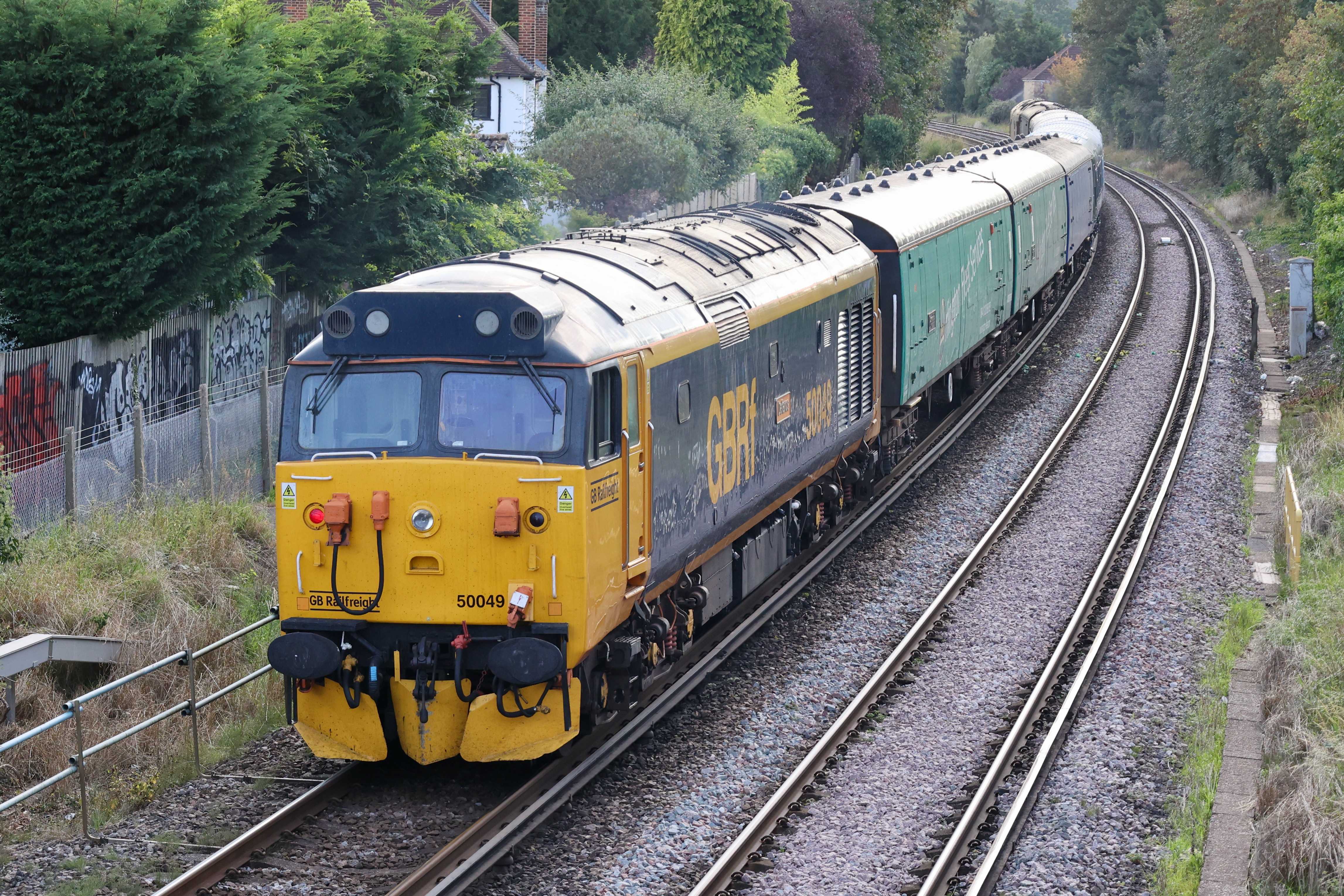 GBRf 50049 trailing
